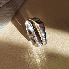 Стилен сребърен пръстен “ Куадро“