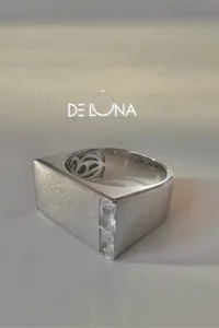 Луксозен сребърен пръстен „Текно "