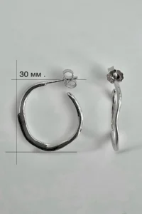 Стилни сребърни обици “ Рамбла“