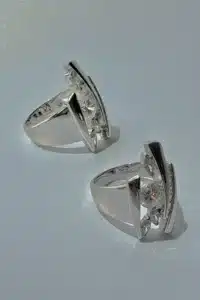 Луксозен сребърен пръстен „ Фолиум “