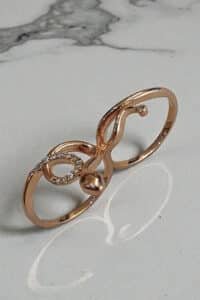 Шикозен сребърен пръстен “ Змия „