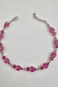 Изящна сребърна гривна с Турмалин