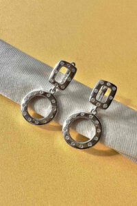 Елегантни сребърни обици „ Анджи “