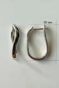 Елегантни сребърни обици “ Рамбла“