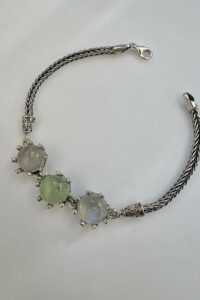 Етно сребърна гривна „ Косите на Венера “