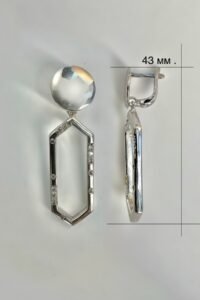 Елегантни сребърни обици “Виктория”