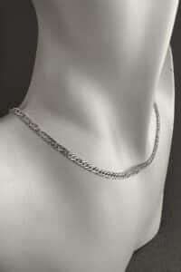 Сребърно колие - плетка „Рамбо “