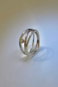 Сребърен пръстен „ Цирконий № 7 “