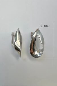 Елегантни сребърни обици “ Фуего“