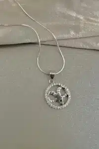 Сребърно колие зодия Овен